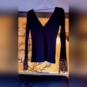 New without tags Free People Black Top size medium